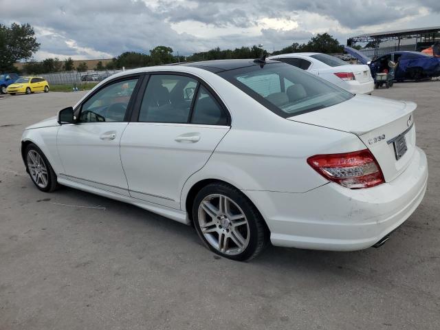 WDDGF56X88F036760 - 2008 MERCEDES-BENZ C 350 WHITE photo 2