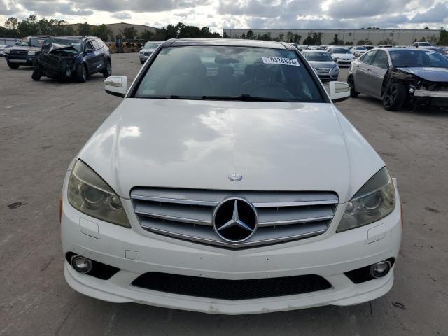 WDDGF56X88F036760 - 2008 MERCEDES-BENZ C 350 WHITE photo 5