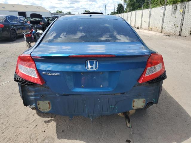 2HGFG3B86CH517315 - 2012 HONDA CIVIC EX BLUE photo 6