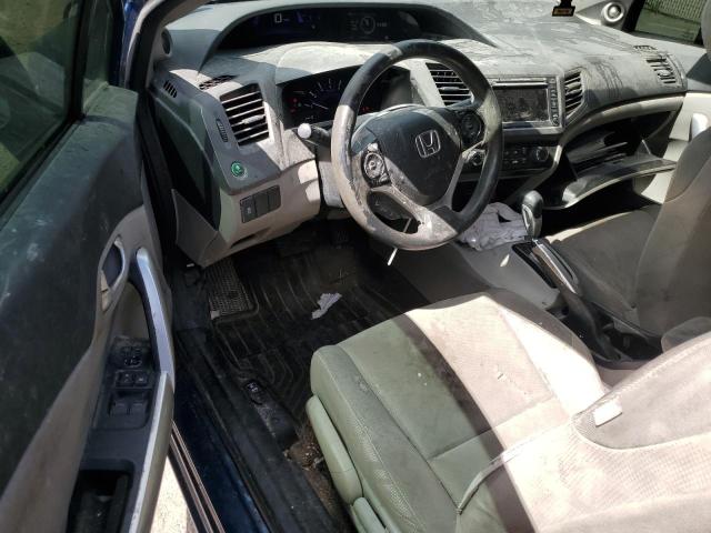 2HGFG3B86CH517315 - 2012 HONDA CIVIC EX BLUE photo 8