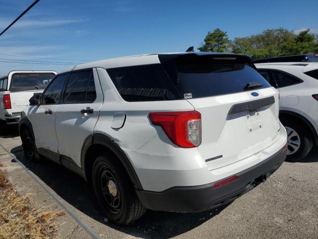 1FM5K8AB4MGB35201 - 2021 FORD EXPLORER POLICE INTERCEPTOR WHITE photo 2