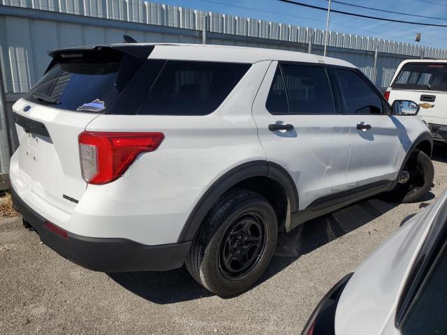 1FM5K8AB4MGB35201 - 2021 FORD EXPLORER POLICE INTERCEPTOR WHITE photo 3