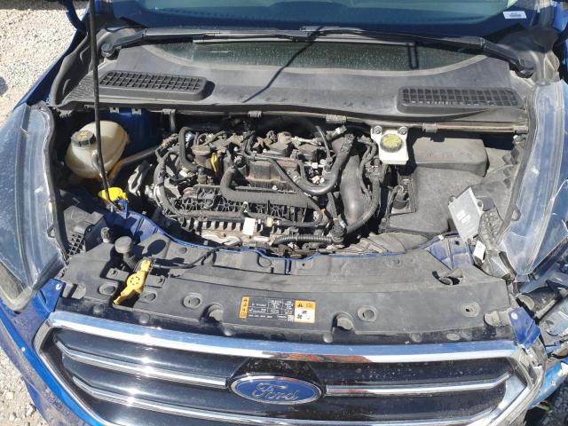 1FMCU9GD8KUA19224 - 2019 FORD ESCAPE SE BLUE photo 12