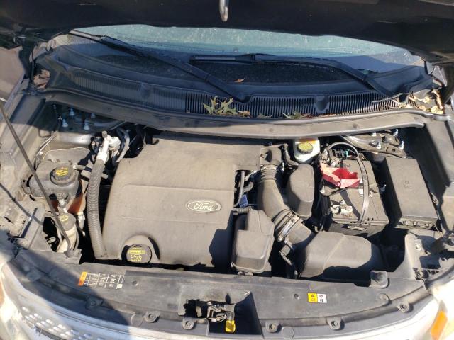 1FM5K8D89EGA27979 - 2014 FORD EXPLORER XLT GRAY photo 11