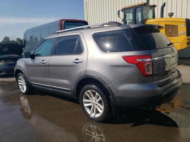 1FM5K8D89EGA27979 - 2014 FORD EXPLORER XLT GRAY photo 2