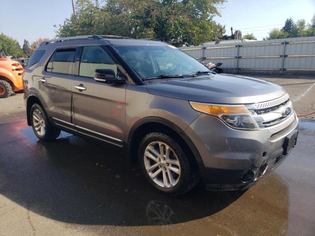 1FM5K8D89EGA27979 - 2014 FORD EXPLORER XLT GRAY photo 4