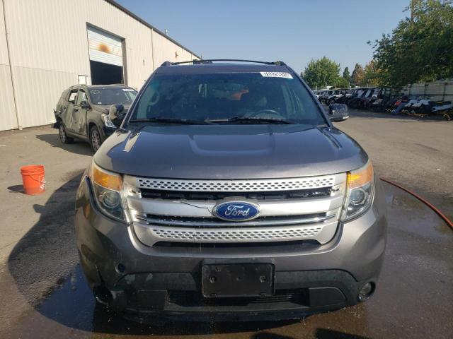 1FM5K8D89EGA27979 - 2014 FORD EXPLORER XLT GRAY photo 5