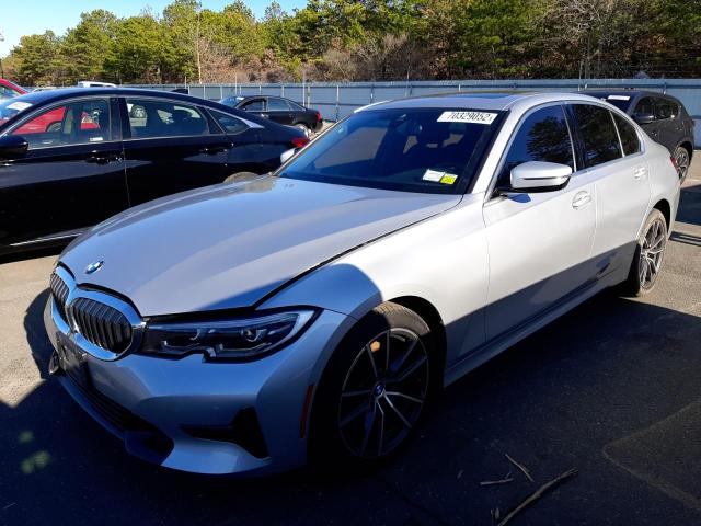 WBA5R7C58KAJ83685 - 2019 BMW 330XI Gümüş fotoğraf 1