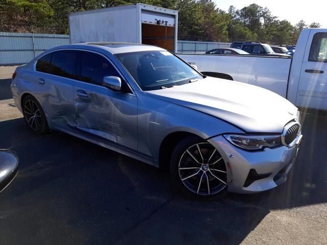 WBA5R7C58KAJ83685 - 2019 BMW 330XI SILVER photo 4