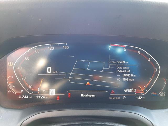 WBA5R7C58KAJ83685 - 2019 BMW 330XI Gümüş fotoğraf 9