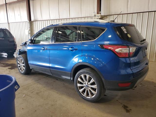 1FMCU9JD3HUA90980 - 2017 FORD ESCAPE TITANIUM 蓝色 照片 2