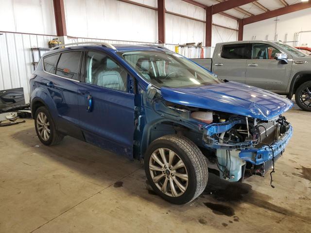 1FMCU9JD3HUA90980 - 2017 FORD ESCAPE TITANIUM 蓝色 照片 4