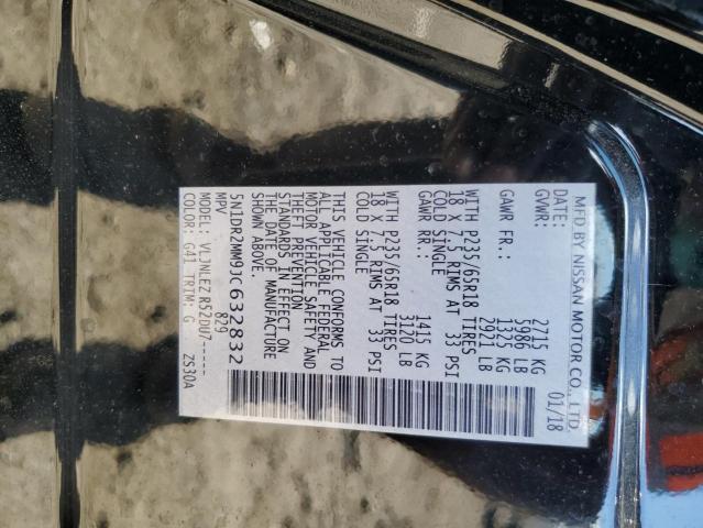 5N1DR2MM9JC632832 - 2018 NISSAN PATHFINDER S Graphite photo 13