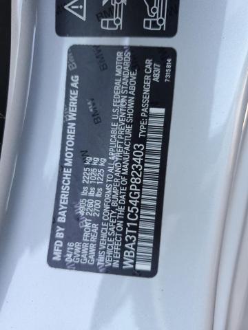 WBA3T1C54GP823403 - 2016 BMW 428 XI SULEV SILVER photo 12