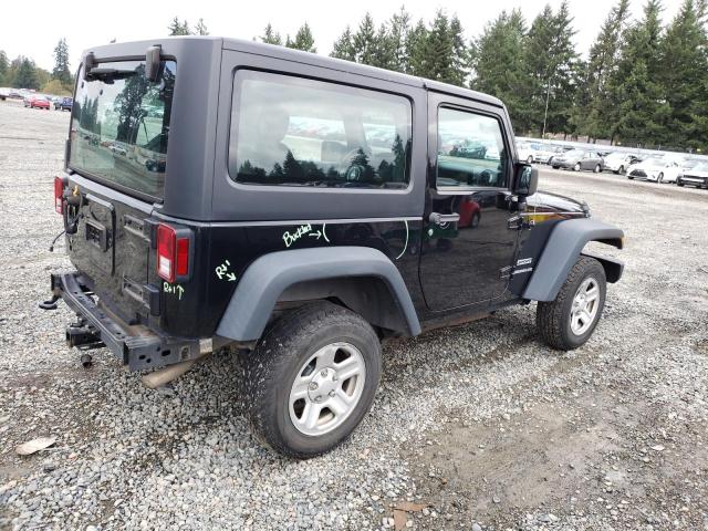 1C4AJWAG9DL705397 - 2013 JEEP WRANGLER SPORT BLACK photo 3