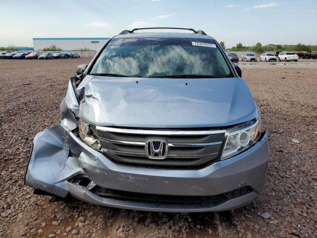 5FNRL5H63CB011584 - 2012 HONDA ODYSSEY EXL BLUE photo 5