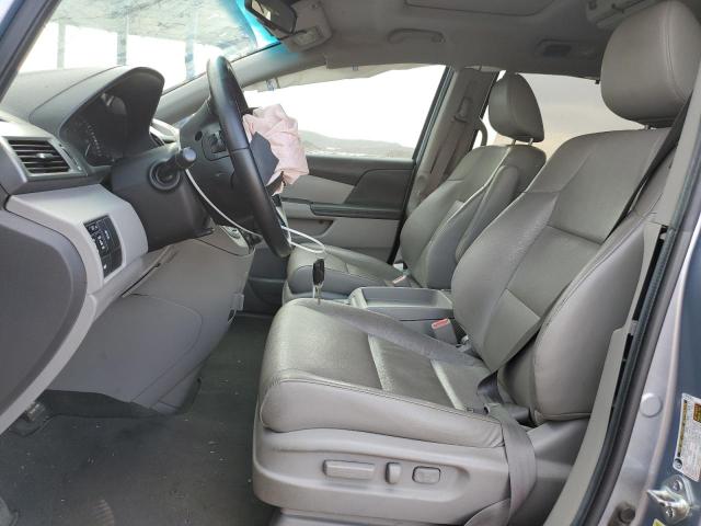 5FNRL5H63CB011584 - 2012 HONDA ODYSSEY EXL BLUE photo 7