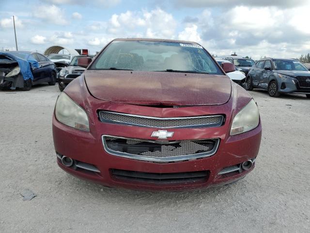 1G1ZE5EB1AF291308 - 2010 CHEVROLET MALIBU LTZ 勃艮第红 照片 5