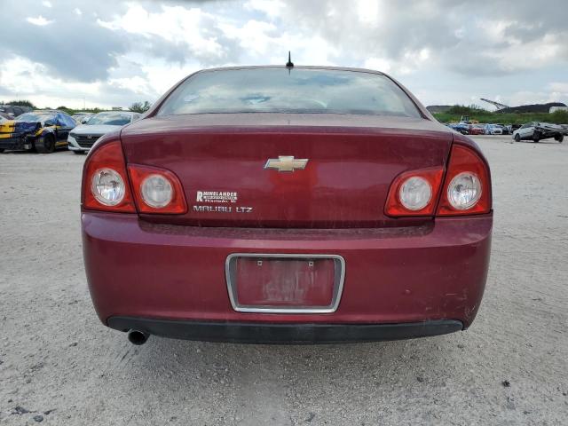 1G1ZE5EB1AF291308 - 2010 CHEVROLET MALIBU LTZ 勃艮第红 照片 6