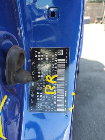 JHMFC1F34JX039187 - 2018 HONDA CIVIC EX ლურჯი ფოტო 13