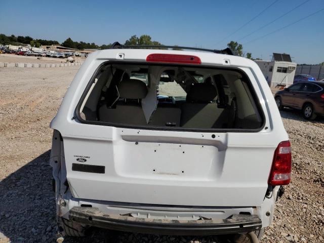 1FMCU03168KA82396 - 2008 FORD ESCAPE XLT WHITE photo 6