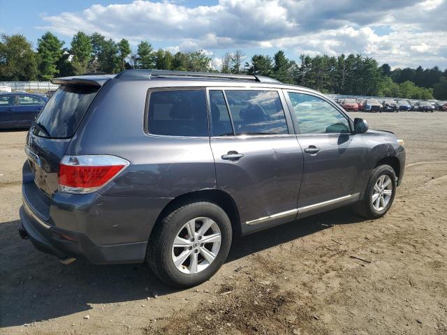5TDBK3EH0DS180134 - 2013 TOYOTA HIGHLANDER BASE رمادي صورة 3