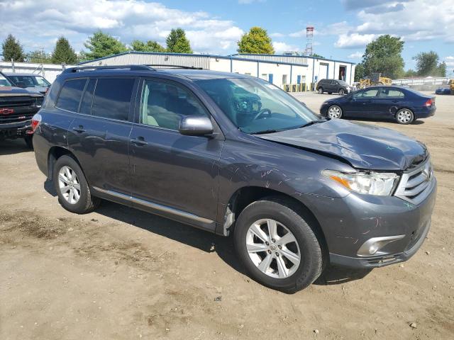 5TDBK3EH0DS180134 - 2013 TOYOTA HIGHLANDER BASE رمادي صورة 4