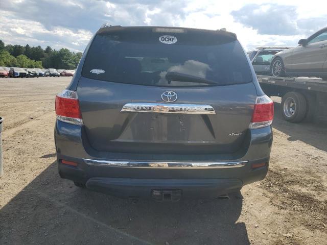 5TDBK3EH0DS180134 - 2013 TOYOTA HIGHLANDER BASE رمادي صورة 6