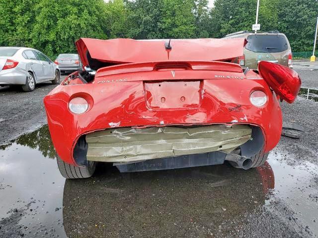 1G2MB35B08Y109924 - 2008 PONTIAC SOLSTICE RED photo 6