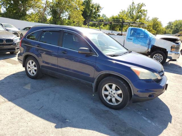 5J6RE4H34AL096112 - 2010 HONDA CR-V LX BLUE photo 4
