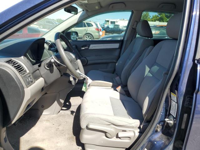 5J6RE4H34AL096112 - 2010 HONDA CR-V LX BLUE photo 7
