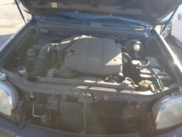 5TBRU34135S453803 - 2005 TOYOTA TUNDRA ACCESS CAB SR5 GRAY photo 11