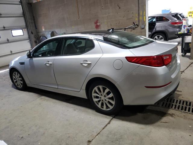 5XXGN4A76EG271489 - 2014 KIA OPTIMA EX SILVER photo 2