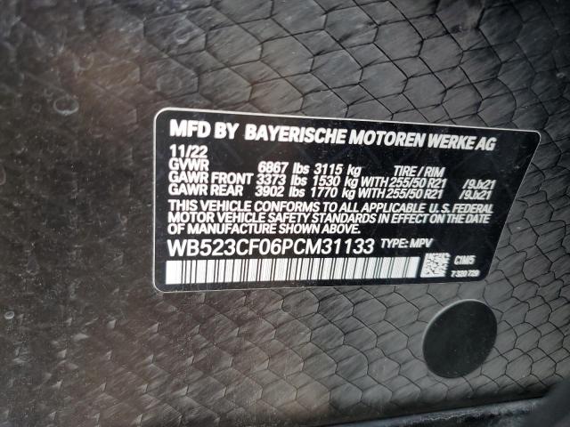 WB523CF06PCM31133 - 2023 BMW IX XDRIVE50 أزرق صورة 13