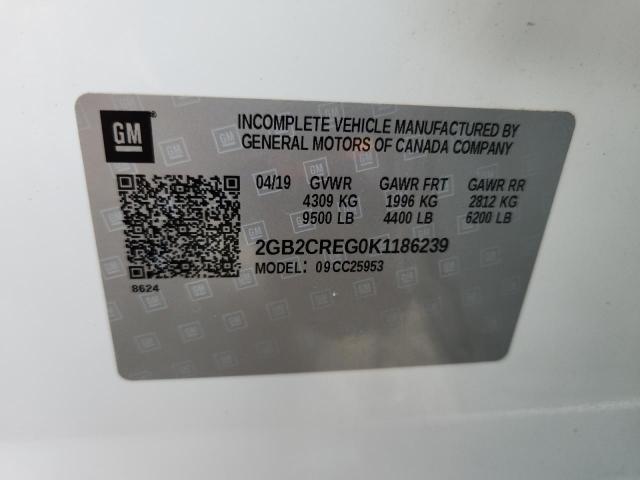 2GB2CREG0K1186239 - 2019 CHEVROLET SILVERADO C2500 HEAVY DUTY WHITE photo 14