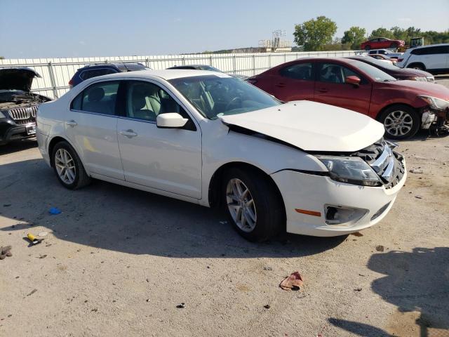 3FAHP0CGXCR212700 - 2012 FORD FUSION SEL WHITE photo 4