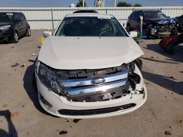 3FAHP0CGXCR212700 - 2012 FORD FUSION SEL WHITE photo 5