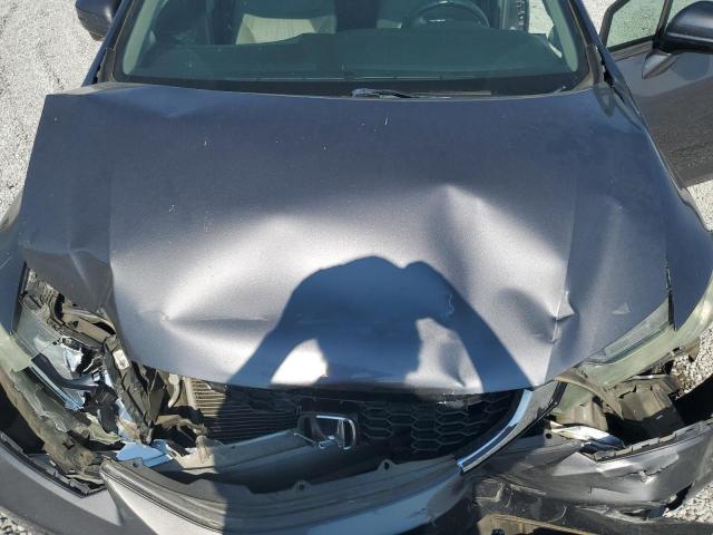 19XFB2F98FE280417 - 2015 HONDA CIVIC EXL ნაცრისფერი ფოტო 11