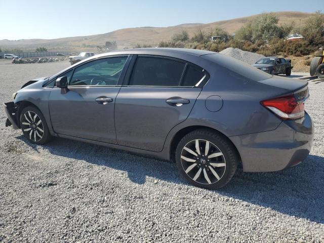 19XFB2F98FE280417 - 2015 HONDA CIVIC EXL GRAY photo 2