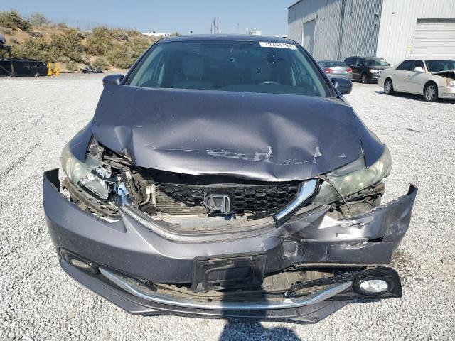 19XFB2F98FE280417 - 2015 HONDA CIVIC EXL GRAY photo 5