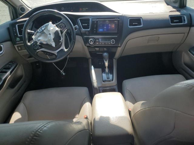 19XFB2F98FE280417 - 2015 HONDA CIVIC EXL ნაცრისფერი ფოტო 8