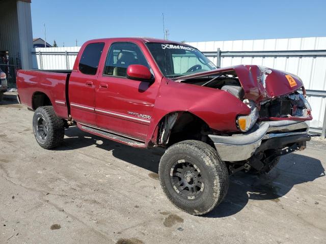 5TBBT48192S328837 - 2002 TOYOTA TUNDRA ACCESS CAB LIMITED BURGUNDY photo 4