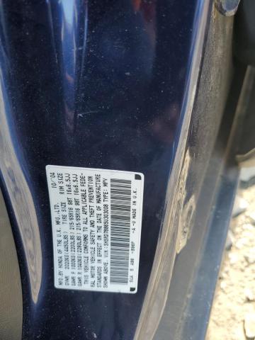 SHSRD78865U303008 - 2005 HONDA CR-V EX Көк фото 13