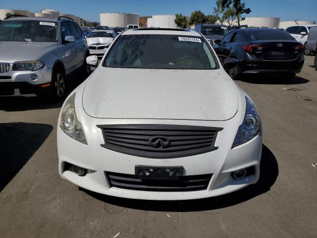 JN1CV6AP8CM934629 - 2012 INFINITI G37 BASE WHITE photo 5