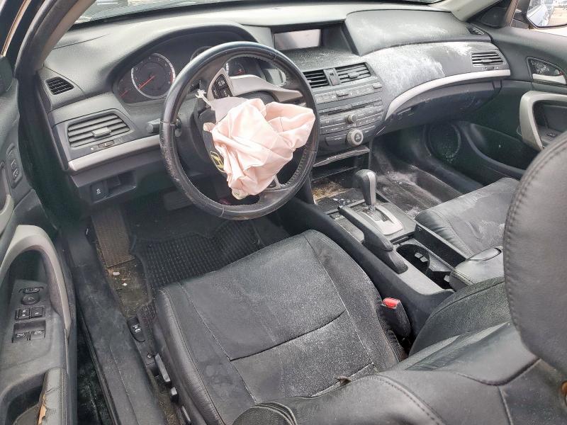 1HGCS2B80CA003244 - 2012 HONDA ACCORD EXL BLACK photo 8