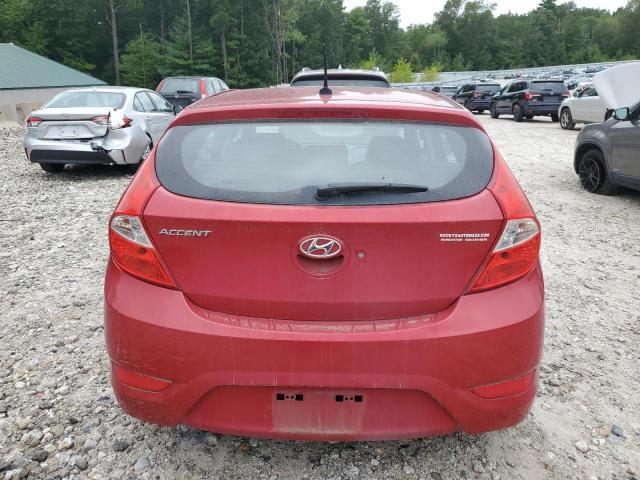 KMHCT5AE0FU205195 - 2015 HYUNDAI ACCENT GS Qırmızı foto 6