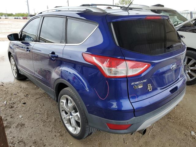 1FMCU0J94DUC70549 - 2013 FORD ESCAPE TITANIUM BLUE photo 2