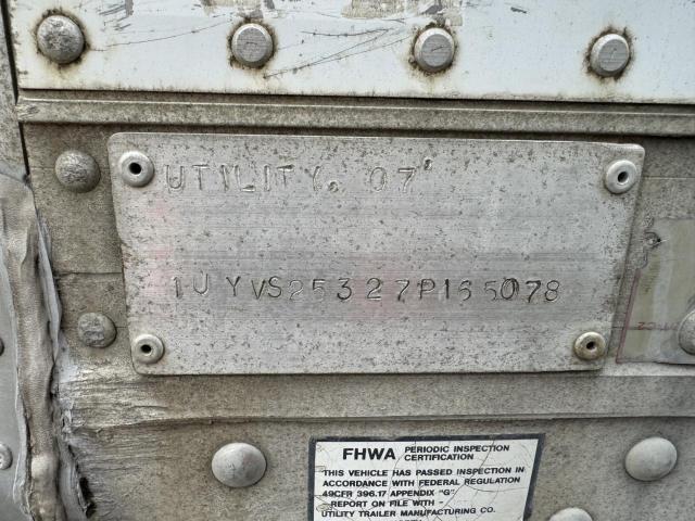 1UYVS25327P165078 - 2007 UTILITY TRAILER WHITE photo 9