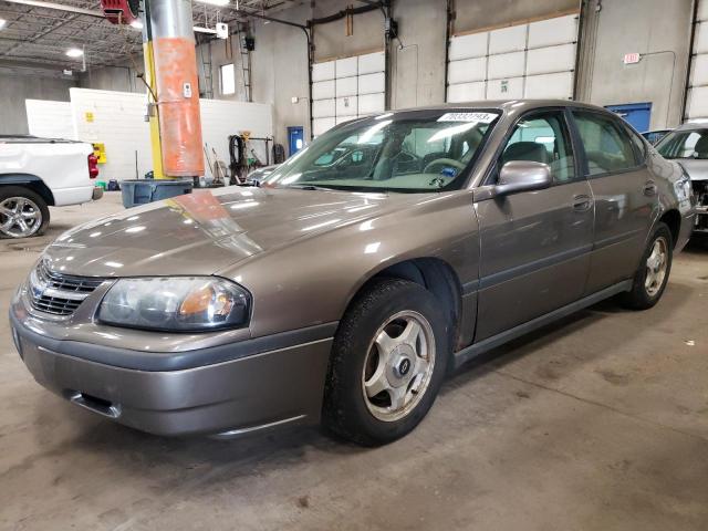 2G1WF52E539312252 - 2003 CHEVROLET IMPALA BROWN photo 1