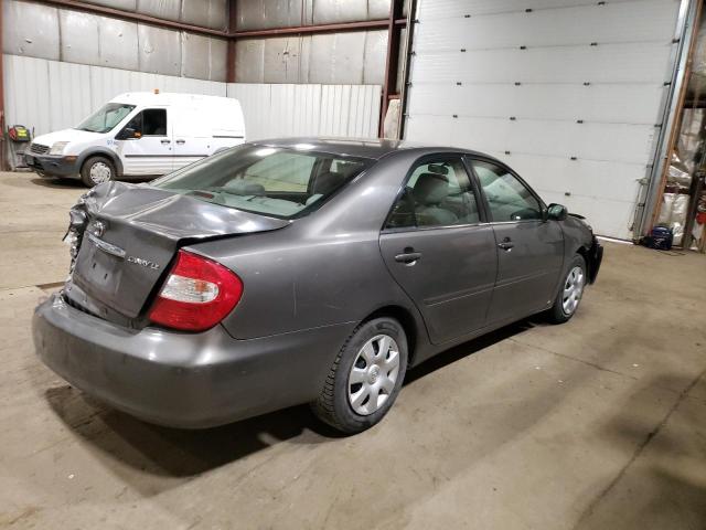 4T1BE32K93U744134 - 2003 TOYOTA CAMRY LE GRAY photo 3
